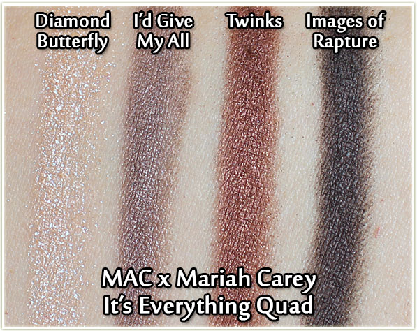 MAC Mariah Carey - It's Everything - swatches