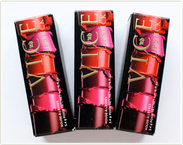 Urban Decay Vice Lipsticks