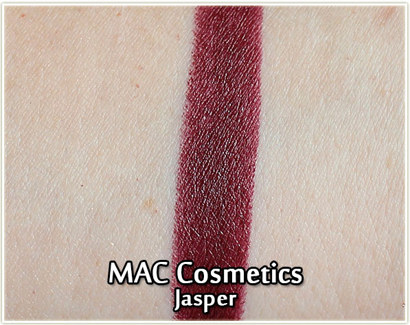 MAC Cosmetics - Kabuki Magic - Jasper lipstick swatch