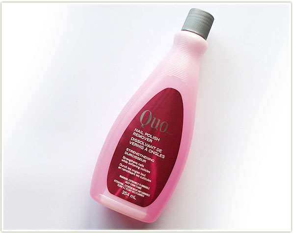 QUO - Nail Polish Remover ($3.99 CAD)