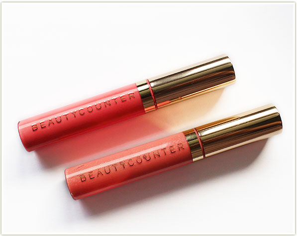 Beautycounter Desert Sunrise collection lip glosses