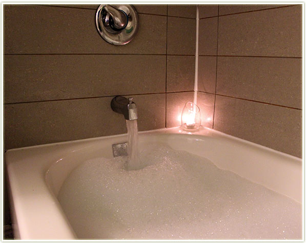 The Live Clean Spa Therapy Moisturizing Foam Bath produces a TON of bubbles!