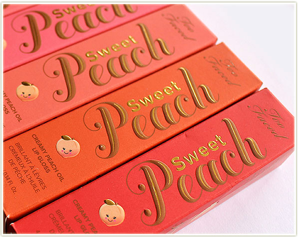 Too Faced Sweet Peach Creamy Peach Oil Lip Gloss