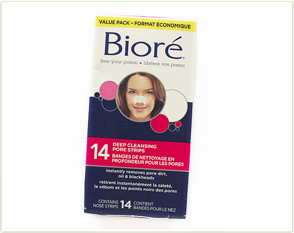 Biore Deep Cleansing Pore Strips ($12.99 CAD)