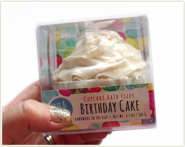 Cupcake Bath Fizzy - Birthday Cake (free - gift)