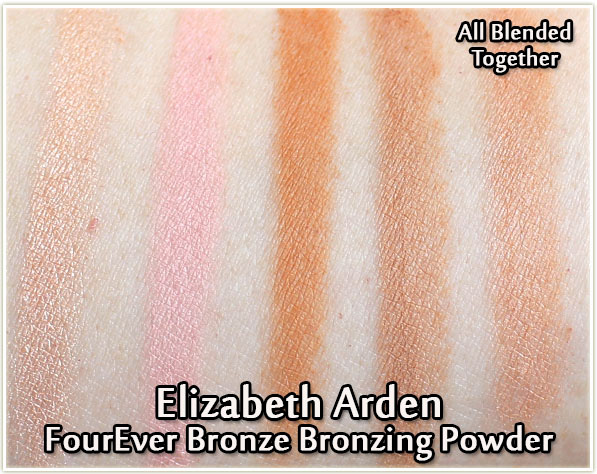 Elizabeth Arden Tropical Escape FourEver Bronze Bronzing Powder in Medium - swatches