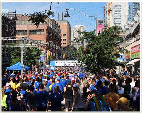 2017 Pride and Remembrance Run - starting zone