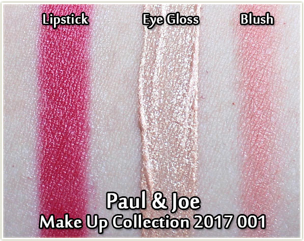 Paul & Joe Beauté Make Up Collection 2017 - swatches