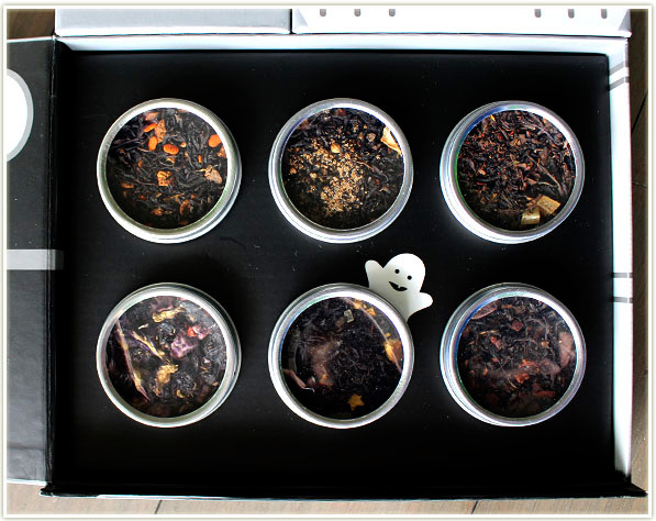 DAVIDsTEA Haunted Mansion Survival Kit contains six teas to try