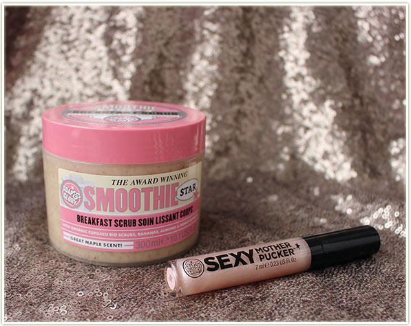 Soap & Glory Smoothie Star Breakfast Scrub & Sexy Mother Pucker Lip Plumping Gloss