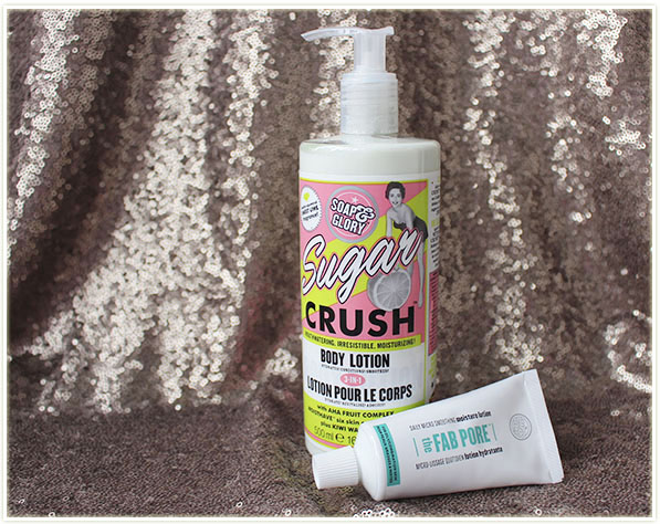 Soap & Glory Sugar Crush Body Lotion & The Fab Pore Daily Micro Smoothing Moisture Lotion