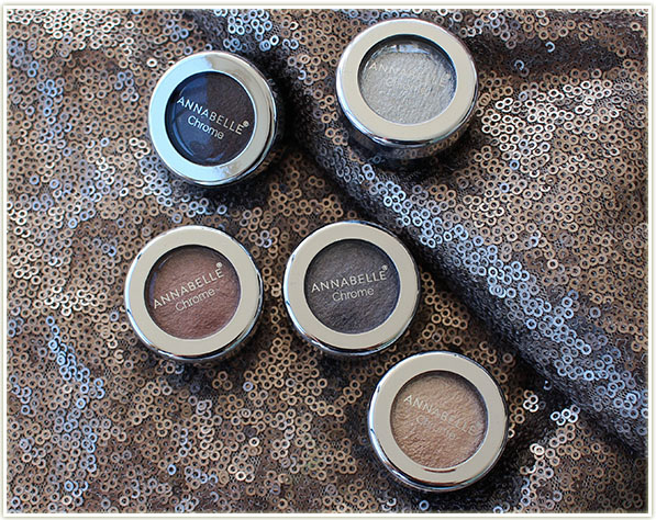 Annabelle Chrome Single Eye Shadows (Review & Swatches) - Makeup