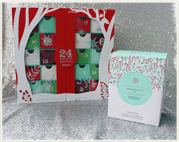 DAVIDsTEA Holiday 2017 - 24 Days of Tea & Holly Berries Nordic Mug