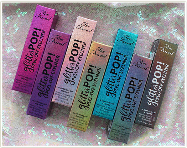 Too Faced Glitter Pop! Peel-Off Eyeliners