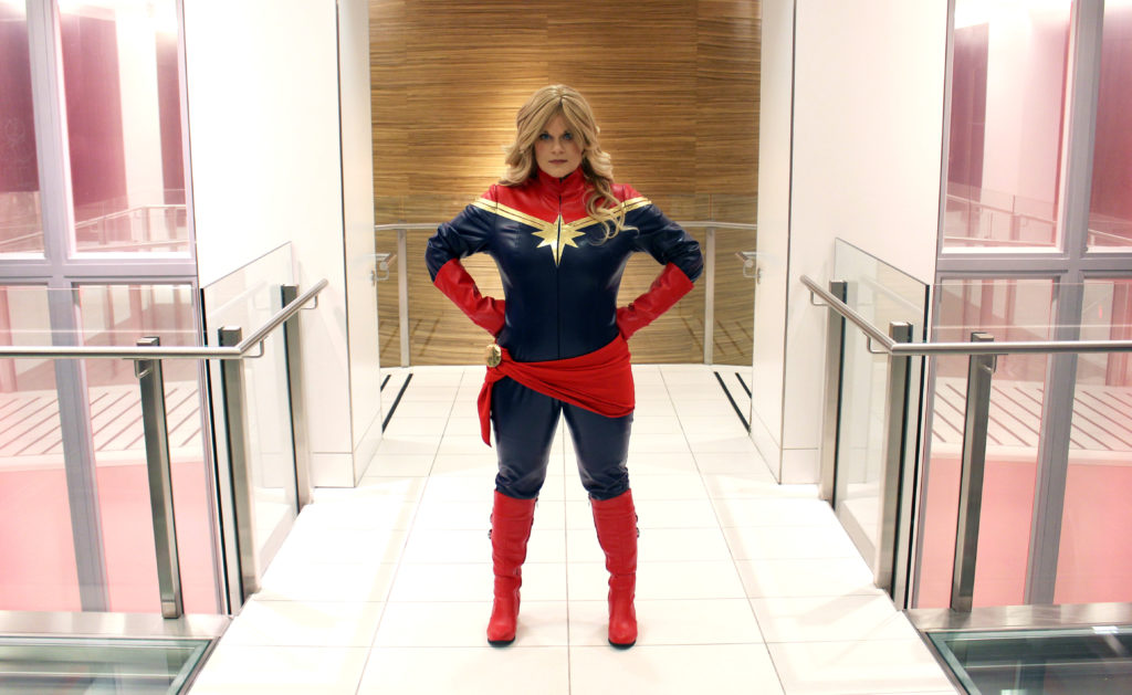 Chelle as Captain Marvel