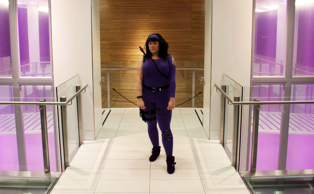 Julie as Kate Bishop (Hawkeye)