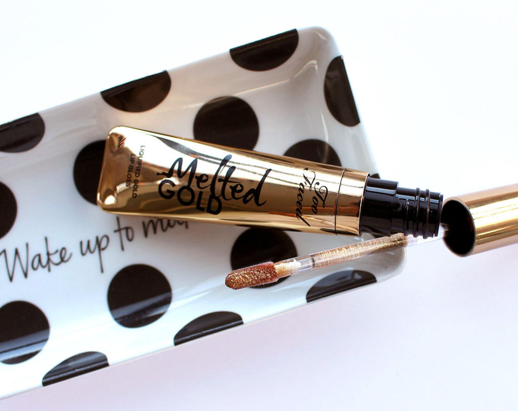 Too Faced Melted Gold Liquified Lip Gloss