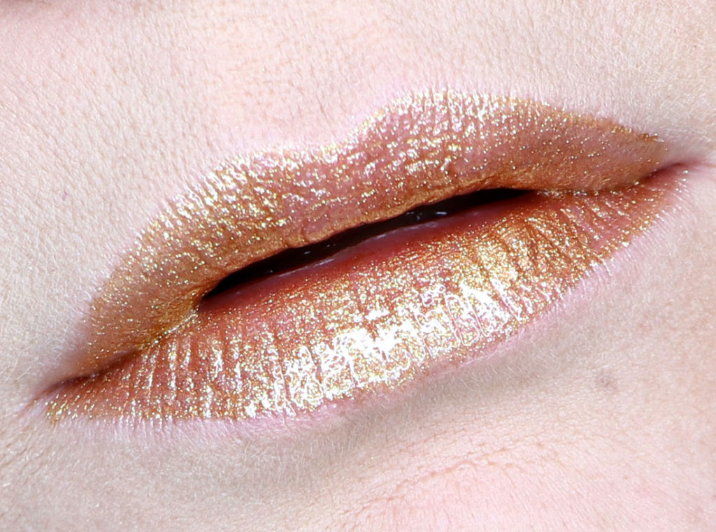 Too Faced Melted Gold Liquified Lip Gloss (Review & Swatches) Makeup Yo...