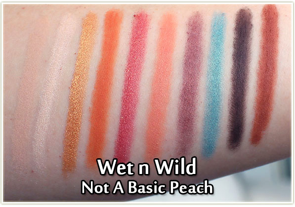 Wet n Wild - Not A Basic Peach - swatches