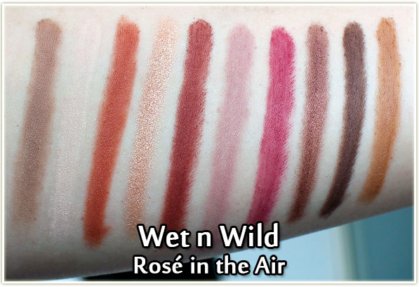 Wet n Wild - Rosé in the Air - swatches