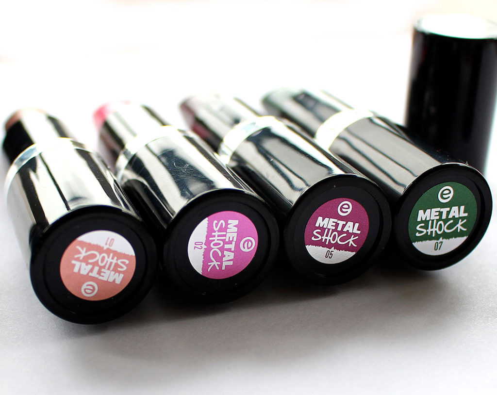 essence Metal Shock Lipsticks