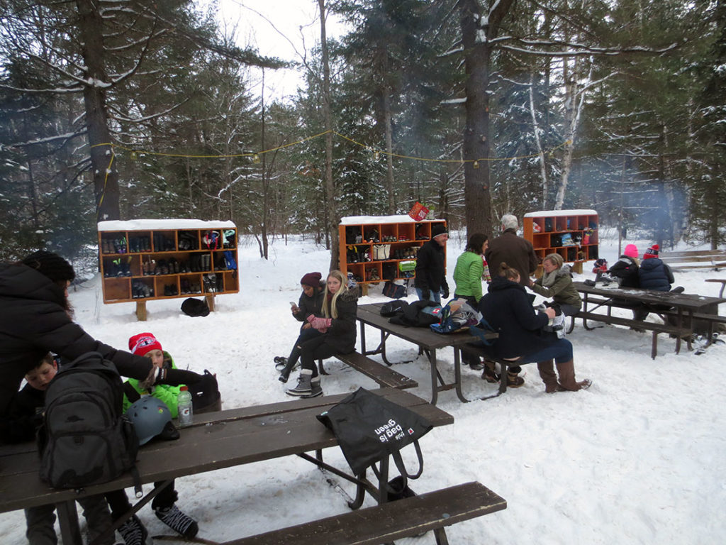 Arrowhead Provincial Park Skating Trail