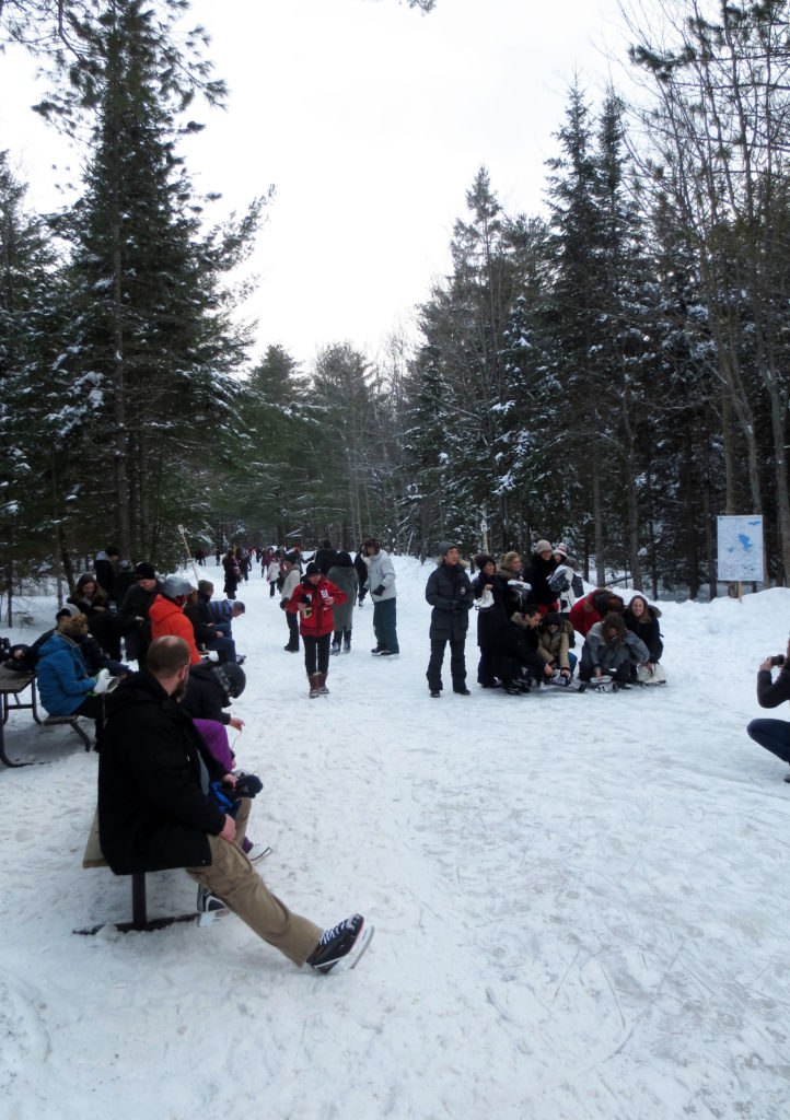 Arrowhead Provincial Park Skating Trail