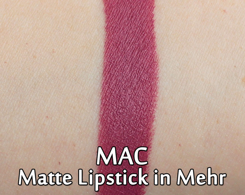 dorst stromen Minimaal Tessa Virtue's Moulin Rouge Lipstick - MAC Mehr (Review & Swatches) -  Makeup Your Mind