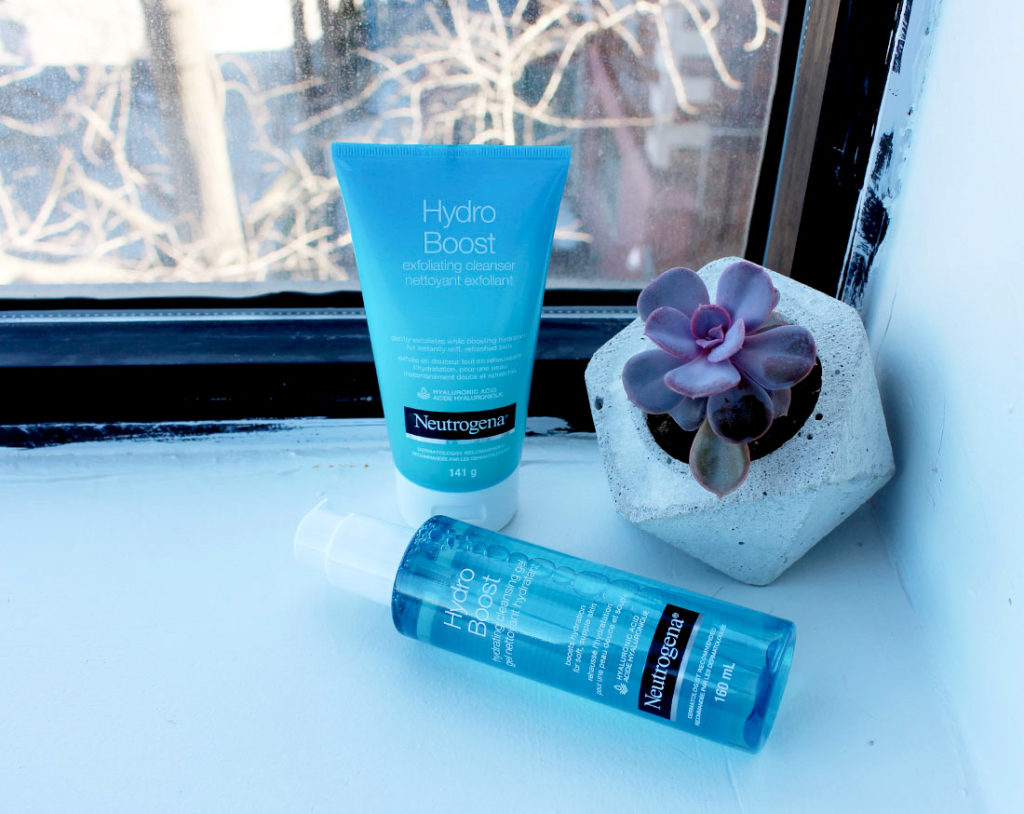 Neutrogena  Hydro Boost Hydrating Cleansing Gel and Exfoliating Cleanser