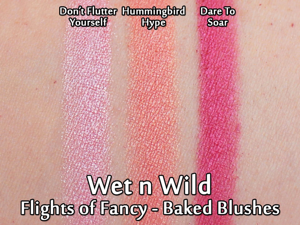 Wet n Wild - Flights of Fancy - Baked Blushes swatched