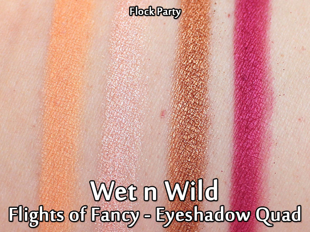 Wet n Wild - Flights of Fancy - Eyeshadow Quad in Flock Party