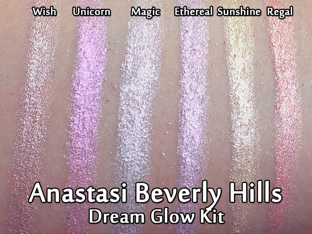Anastasia Beverly Hills Glow Kit in Dream - swatches