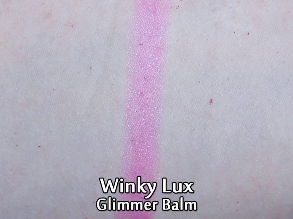 Winky Liux Glimmer Balm - swatched
