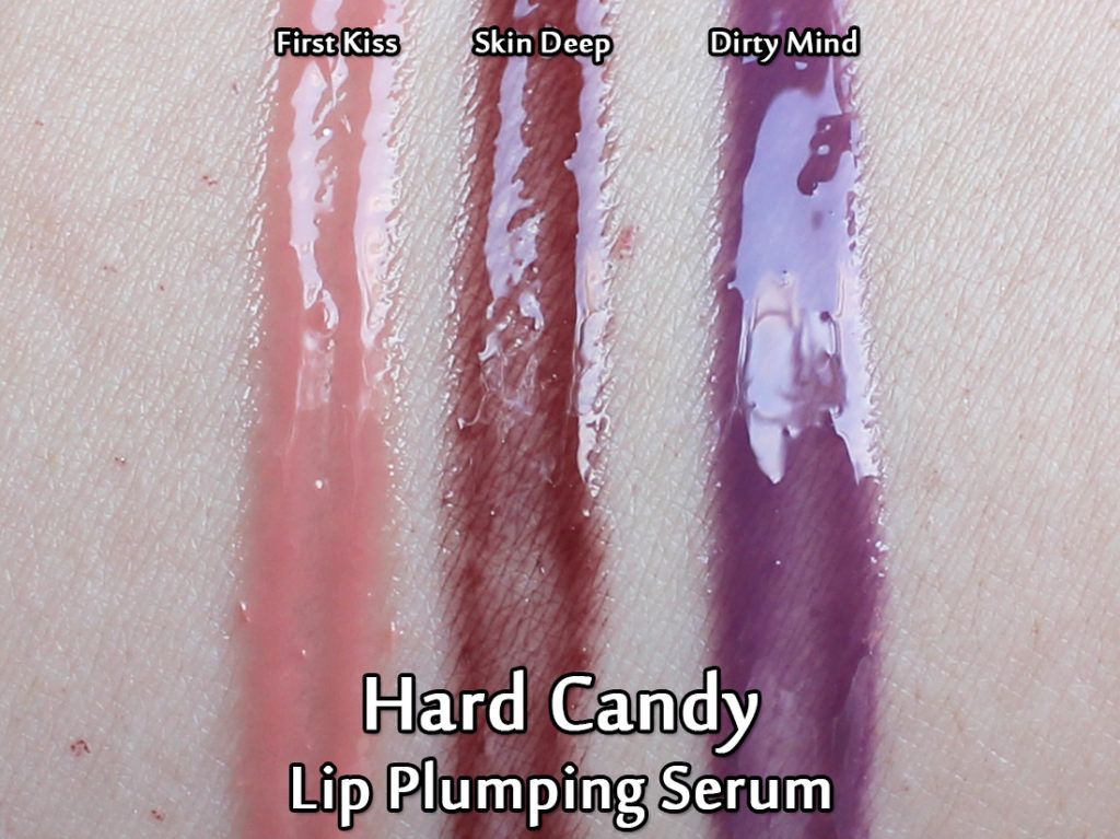 Hard Candy Plumping Serum Volumizing Lip Gloss - swatches