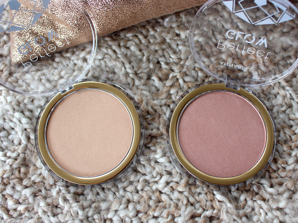 Annabelle Perfect Glow Highlighters in Golden Diamond and Quartz