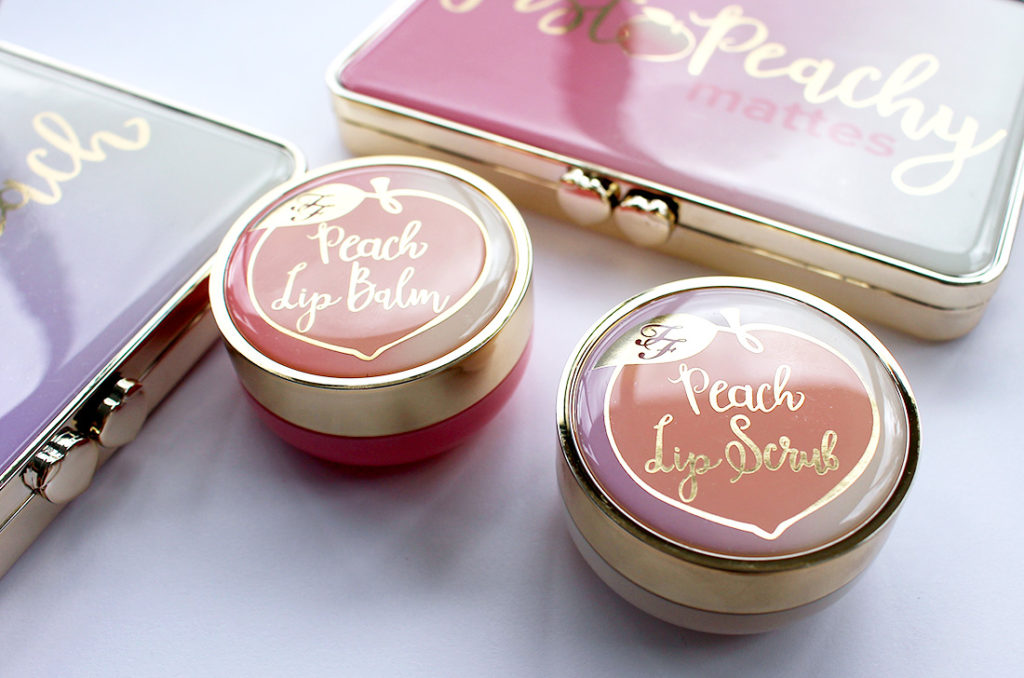 Too Faced Peaches & Cream - Peach Lip Balm & Scrub