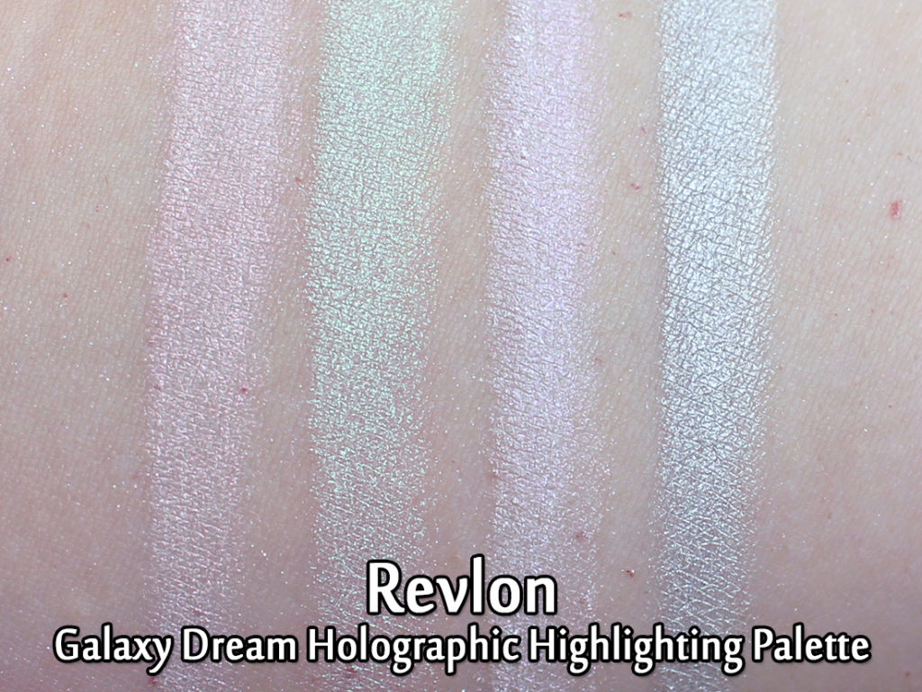 Revlon Galaxy Dream Holographic Highlighting Palette - swatches