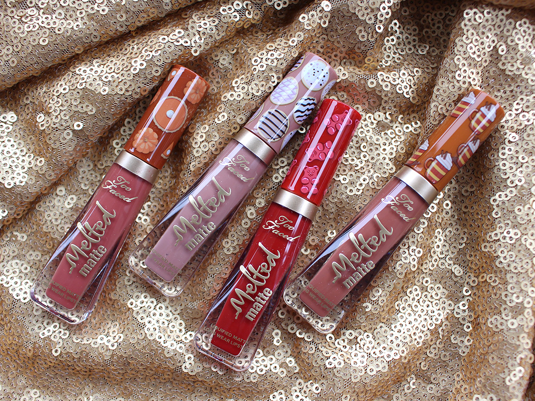 Too Faced - The Sweet Smell of Christmas Melted Matte Lipstick Set.