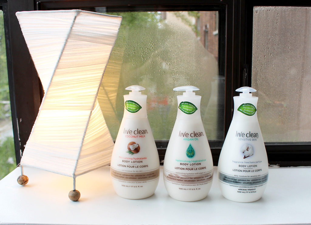 Live Clean Body Lotion in Coconut Milk, Argan Oil & Sensitive Skin