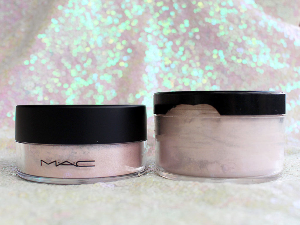 MAC Iridescent Powder in Silver Dusk - 2018 versus 1996