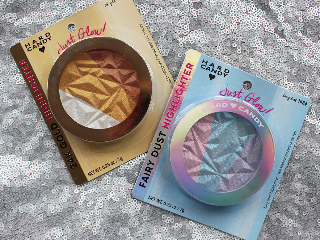 Hard Candy Just Glow Highlighters in 24K Gold and Fairy Dust