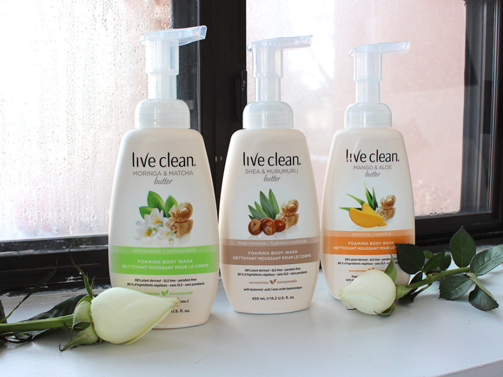 Live Clean Foaming Body Washes