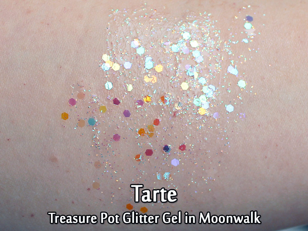 Tarte Treasure Pot Glitter Gel in Moonwalk - swatch