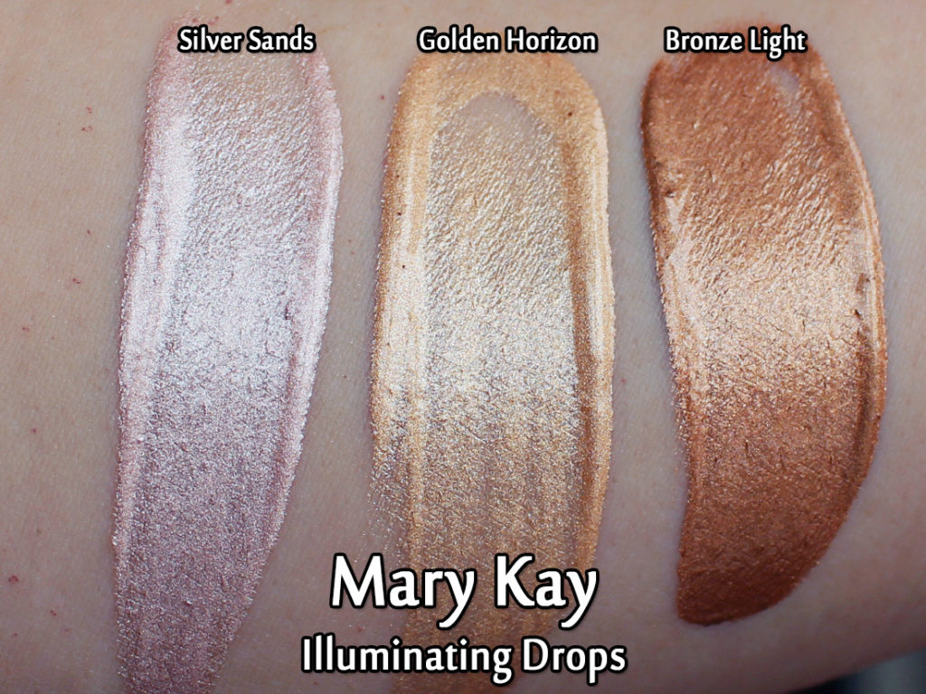 Mary Kay Illuminating Drops - swatches