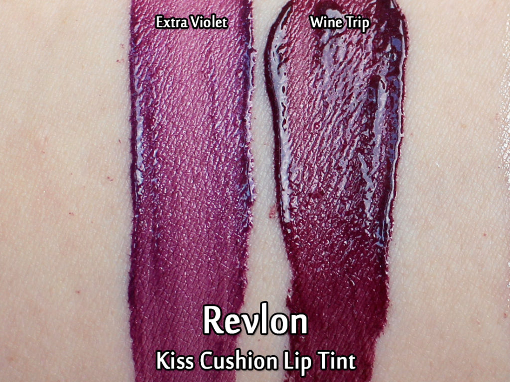Revlon Kiss Cushion Lip Tints - swatches