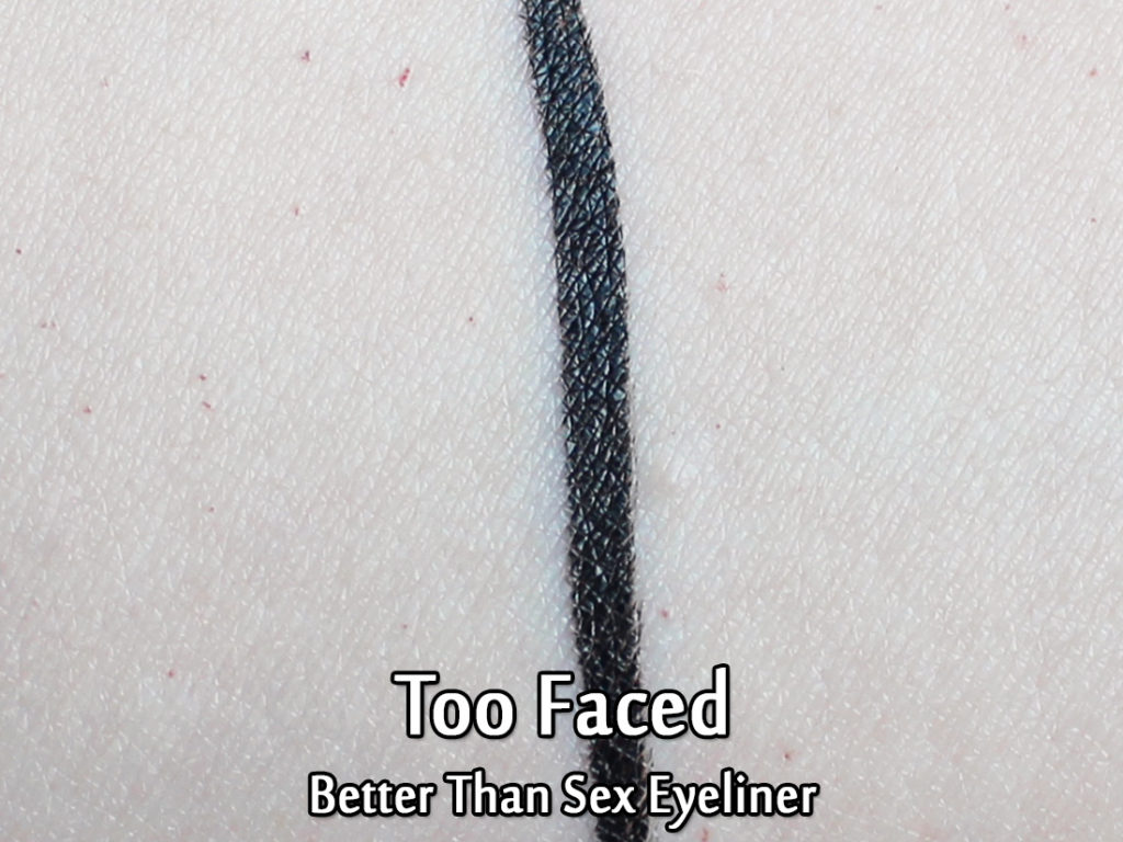 Too Faced Better Than Sex Eyeliner - swatch