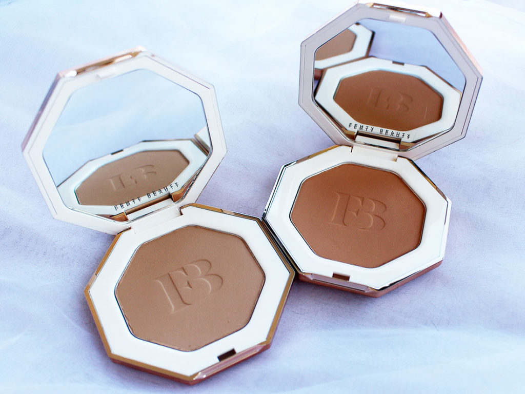 Fenty Beauty Sun Stalk'r Instant Warmth Bronzers in Inda Sun and Shady Biz