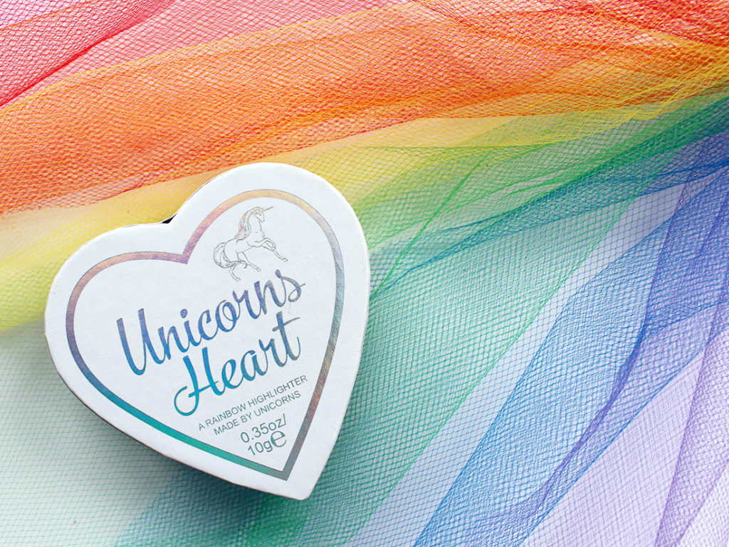 Revolution Beauty Unicorns Heart Rainbow Highlighter