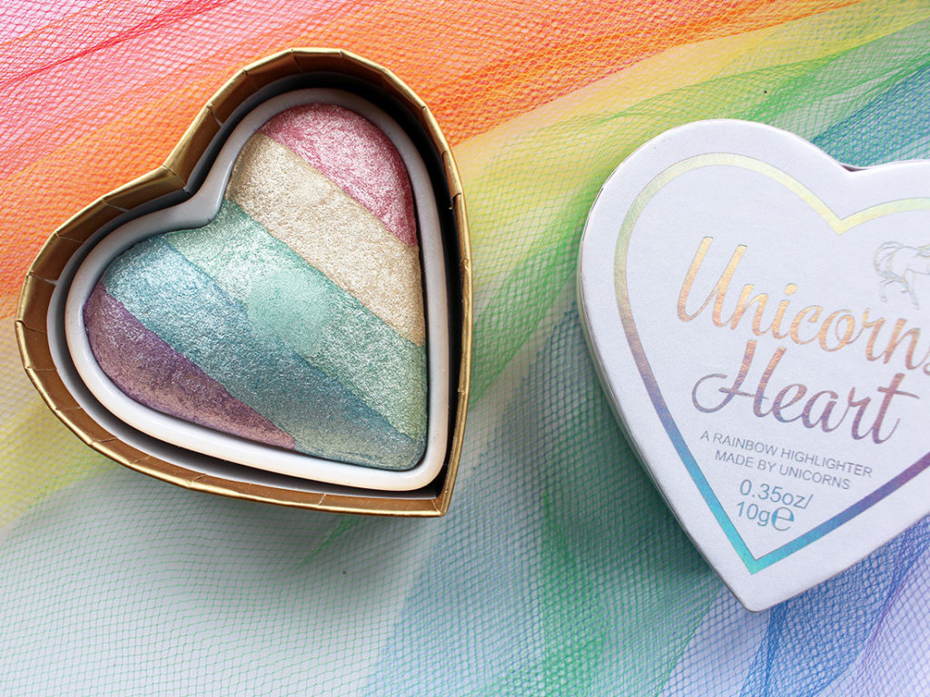 Revolution Beauty Unicorns Heart Rainbow Highlighter