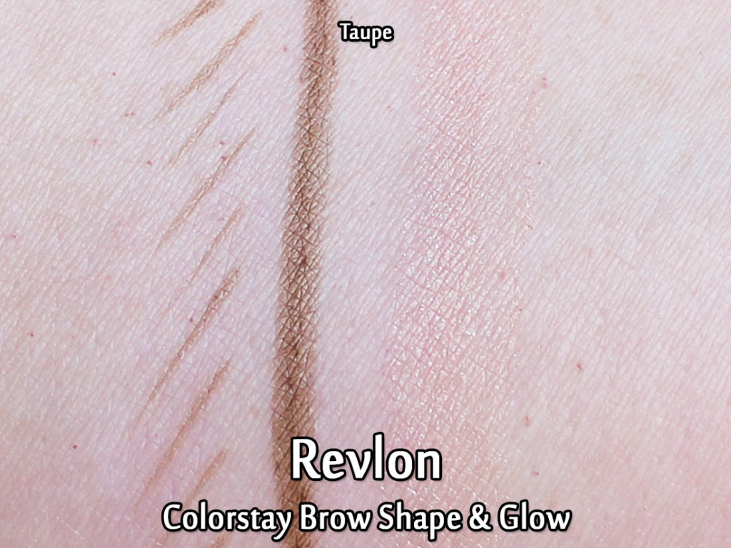 Revlon Colorstay Brow Shape & Glow in Taupe - swatches